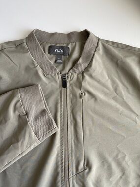 FLX Olive Green Men's Bomber Jacket